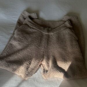 Abercrombie & Fitch Brown Fleece pants
